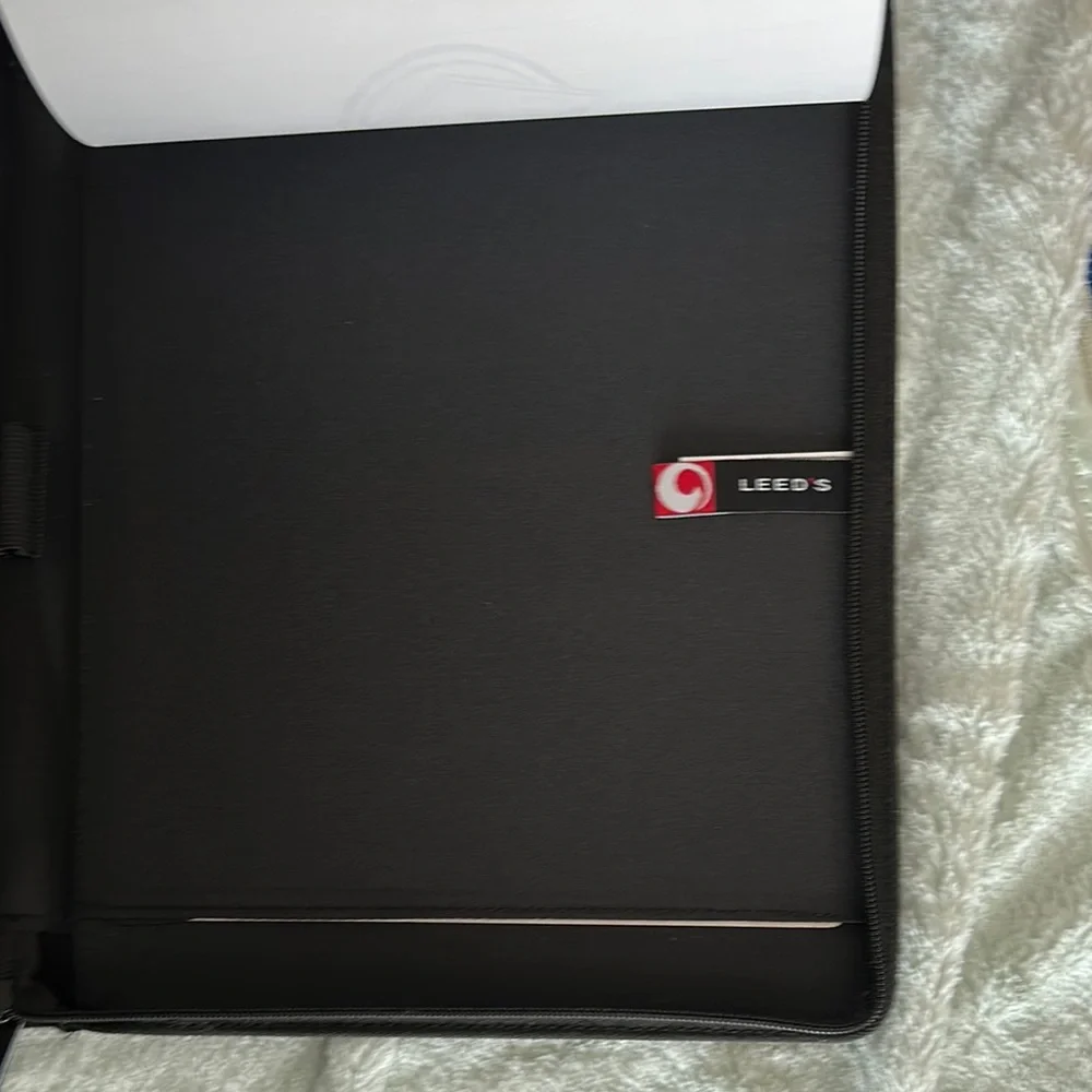 Professional Black Portfolio Folder